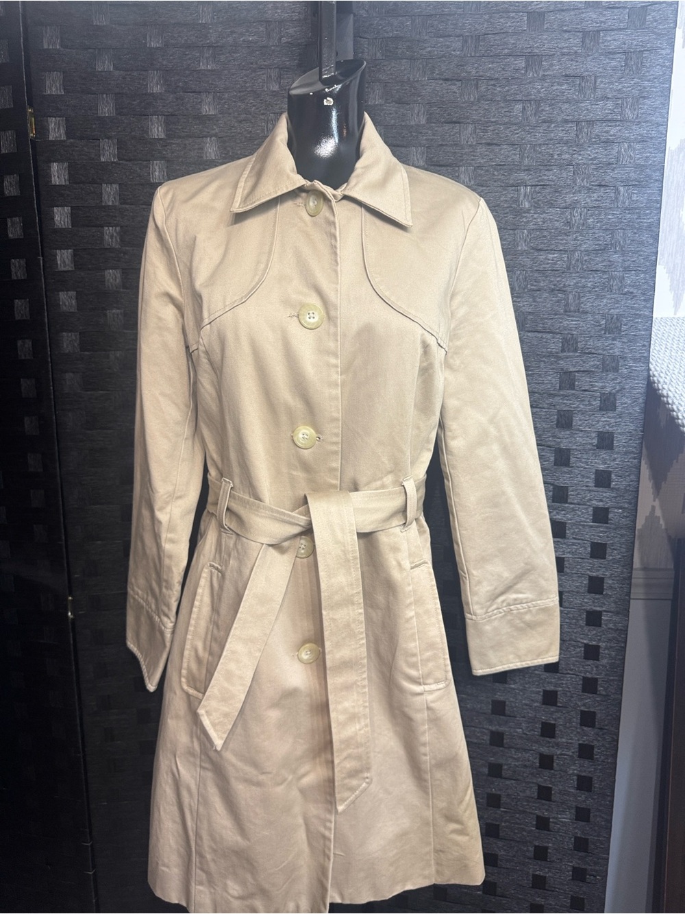 Old Navy Y2K Trench Coat Sz M Women’s